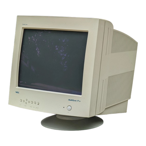 NEC MultiSync P750 User Manual