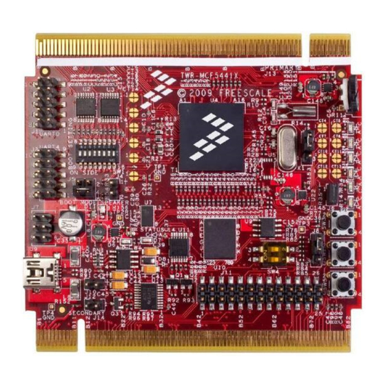 NXP Semiconductors TWR-MCF5441X Quick Reference Manual