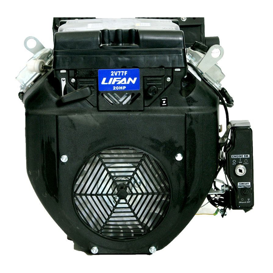 LIFAN	 Power USA 2V77F Manual