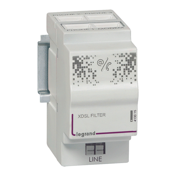 LEGRAND 4 130 15 Quick Start Manual