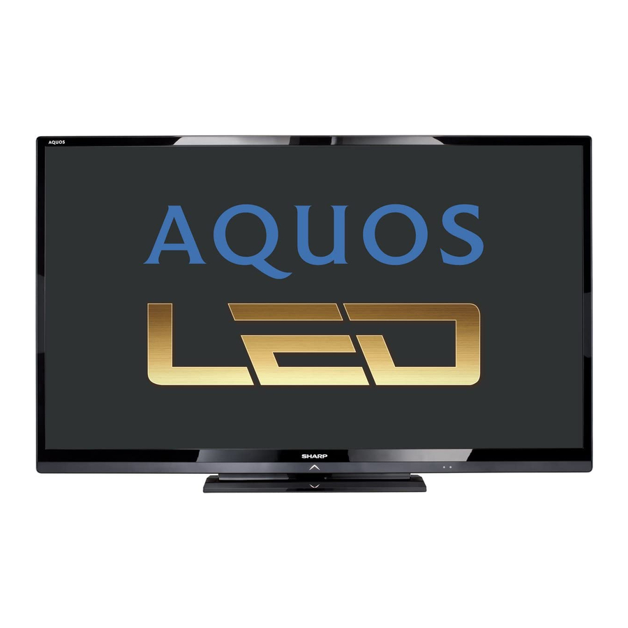 Sharp AQUOS LC-60LE636S Operation Manual