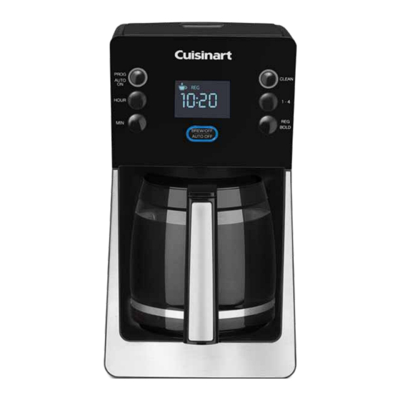 Cuisinart PerfecTemp DCC-2800C Instruction Booklet