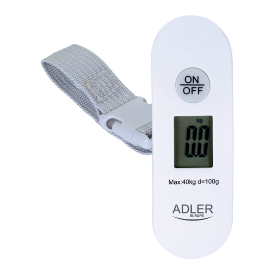 Adler Europe AD 8189 User Manual