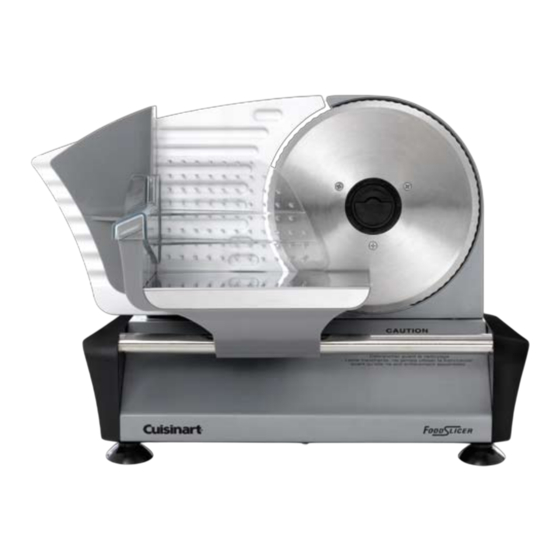 Cuisinart CFS-150C Instruction Booklet