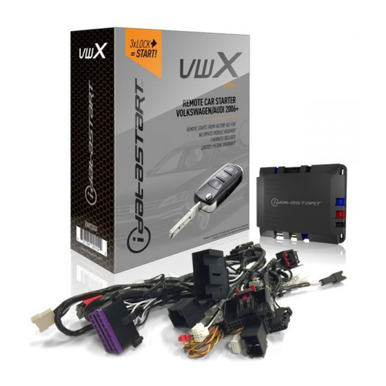 iDataLink iDataStart VWX000A Starter Kit Manuals