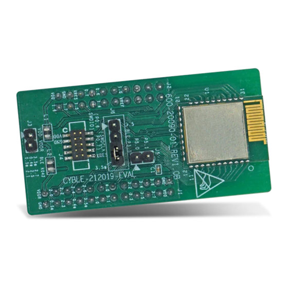 Cypress EZ-BLE PRoC CYBLE-2120 0 Series Manual