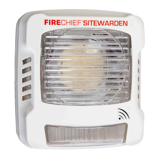 Firechief Sitewarden SS400RF Quick Start Quide