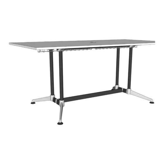 Jason.L Blackjack Premium Square Boardroom Table Assembly Instructions