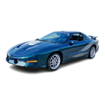 Pontiac 1996 Firebird Owner's Manual