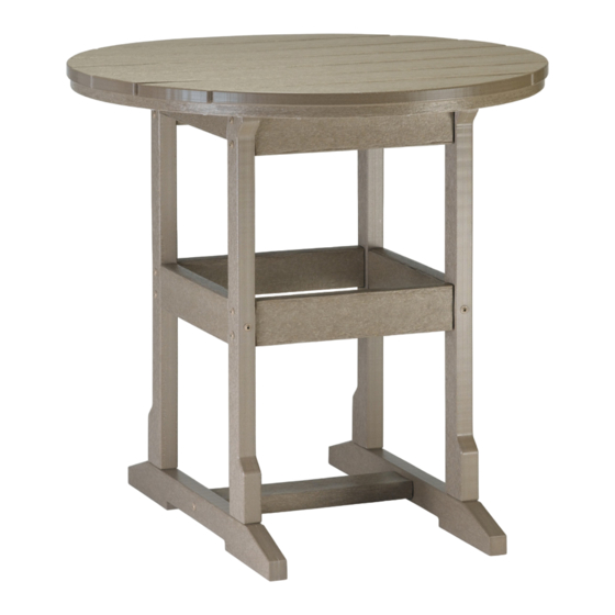 Premium Poly Patios Breezesta CH-0808 Assembly
