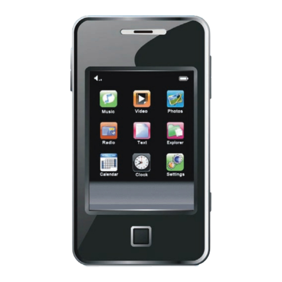 Coby MP822-4G Quick Setup Manual