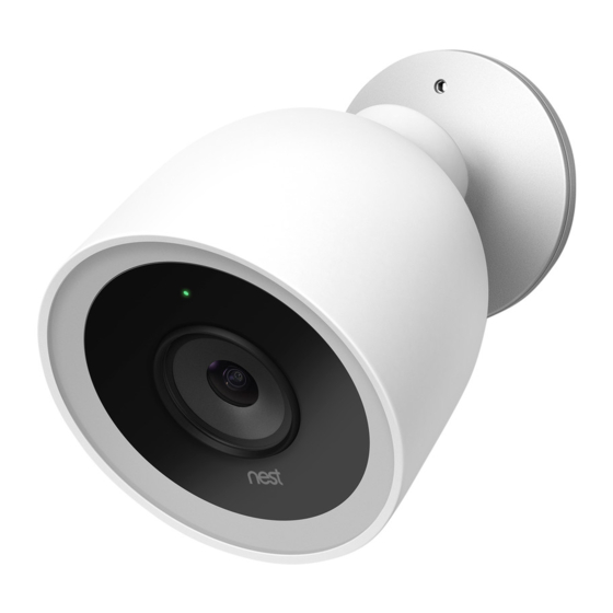 Google Nest Cam IQ outdoor Manuals