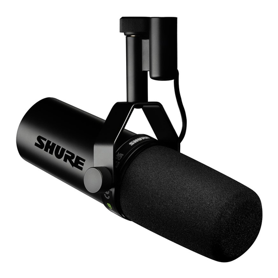 Shure SM7dB Online User's Manual