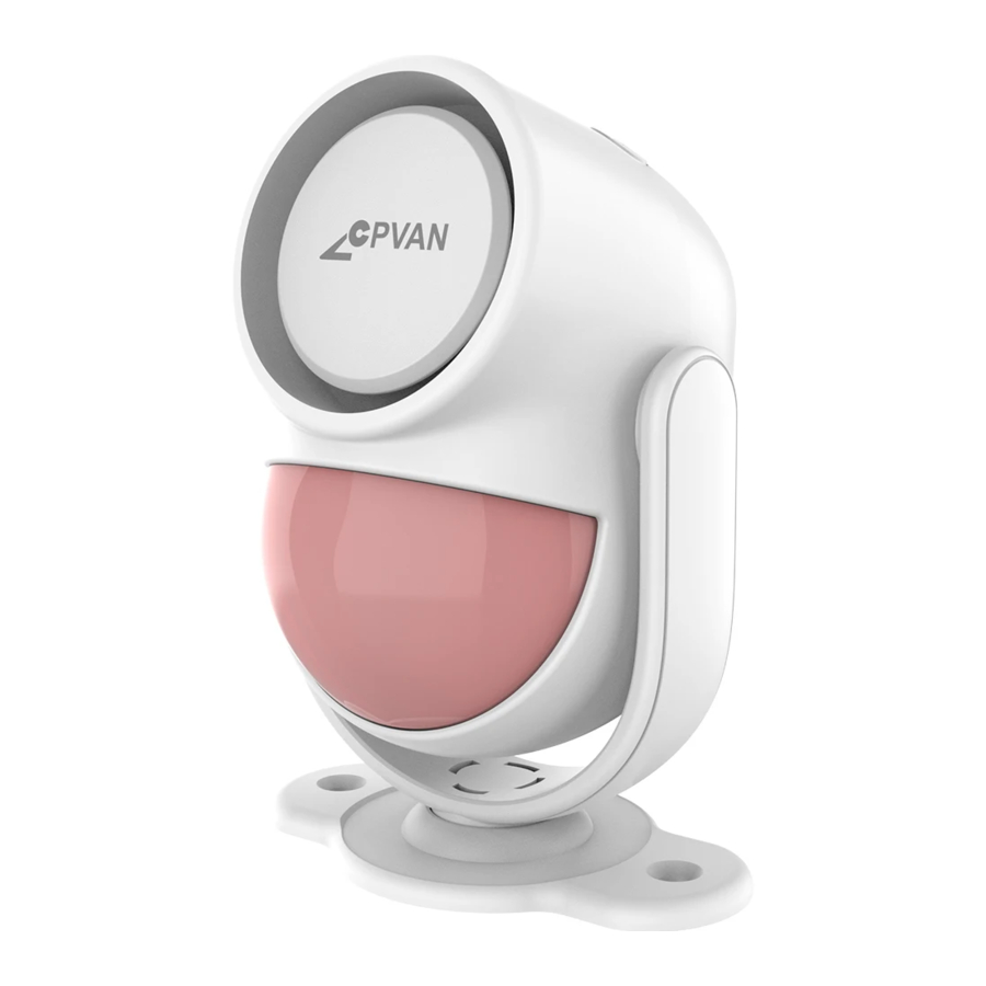 CPVAN CP2 - PIR Motion Sensor Alarm Manual