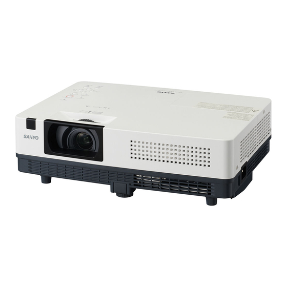 Sanyo PLC-XK3010 Service Manual