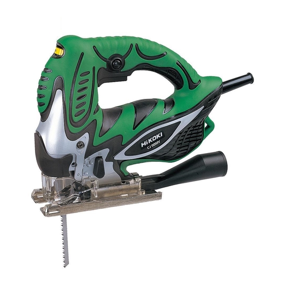 Metabo HPT CJ 110MV Handling Instructions Manual