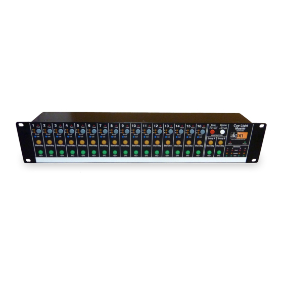 Leon Audio Cue Light Master Manual