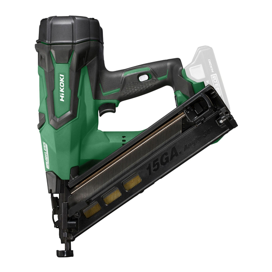 HIKOKI NT 1865DBAL Handling Instructions Manual