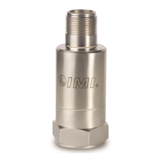 IMI SENSORS 640 B Series Installation And Operating Manual