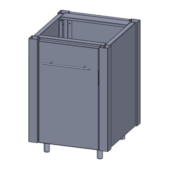 Sierra 24 INCH TRASH CABINET Assembly Instructions Manual