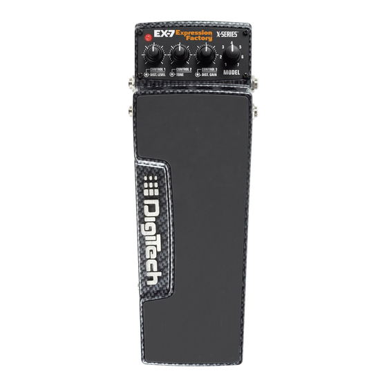 DigiTech Expression EX-7 Factory Owner's Manual