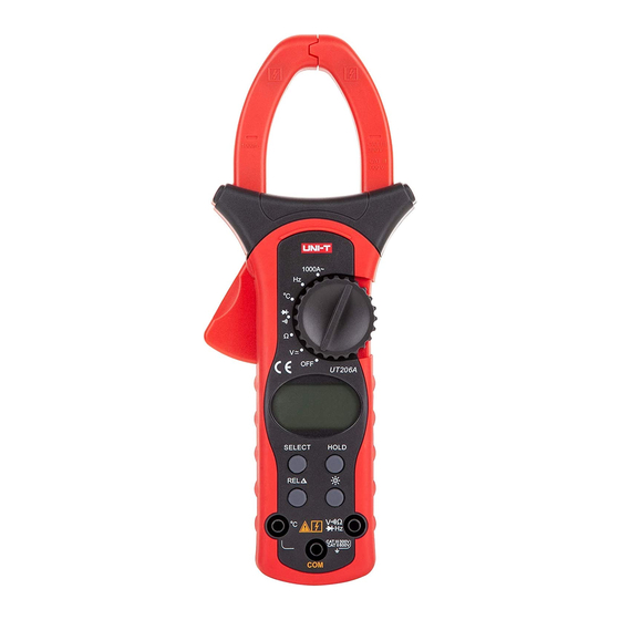 UNI-T UT205A Operating Manual