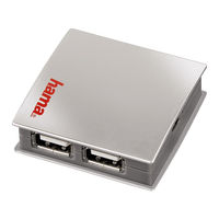 Hama Premium Silver USB 2.0 Hub 1:4 Operating	 Instruction