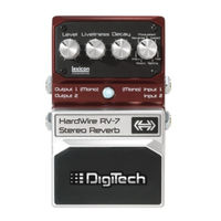 Digitech HARDWIRE CR-7 Owner's Manual
