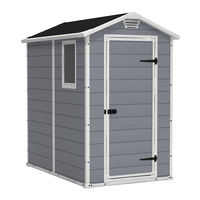 keter MANOR 4x6S Assembly Instructions Manual