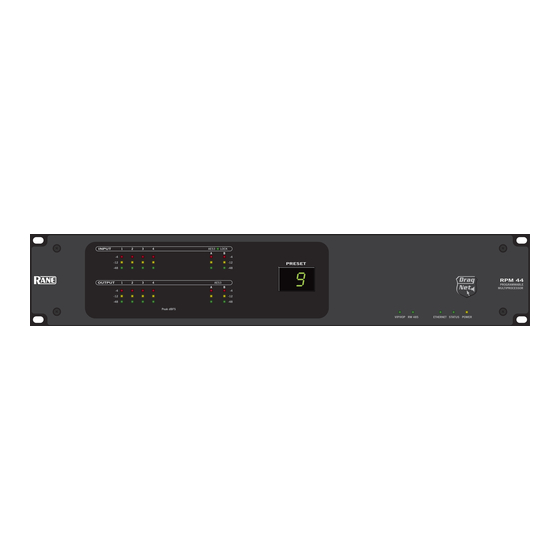 Rane RPM 44 Hardware Manual