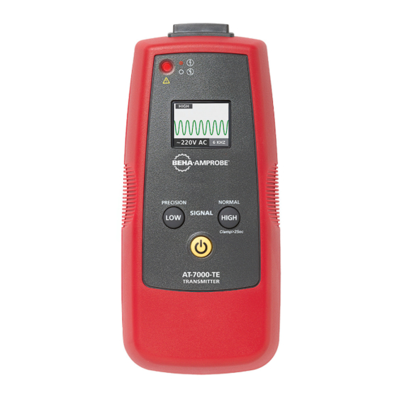 Beha-Amprobe AT-7000-EUR User Manual