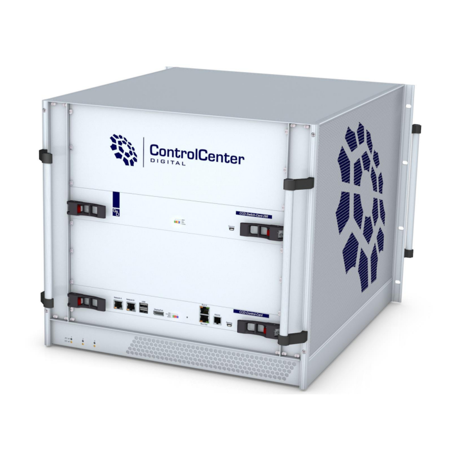 Guntermann & Drunck ControlCenter-Digital-288 Installation And Operation Manual