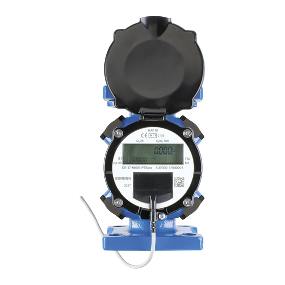 Zenner IUW Series Ultrasonic Water Meter Manuals