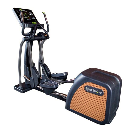 SportsArt Fitness E876 Owner's Manual