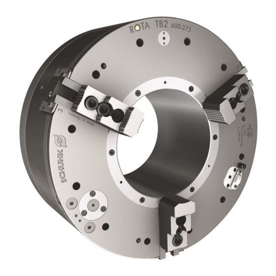 SCHUNK ROTA TB2 470-185 Assembly And Operating Manual