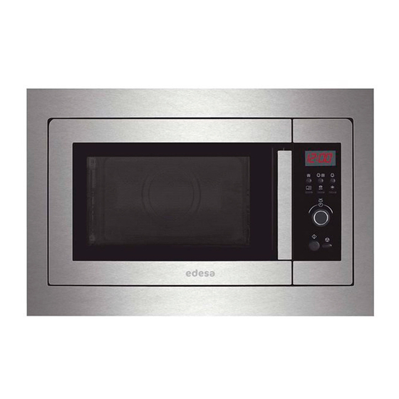 Edesa EMW-2020-IG X Instruction Manual