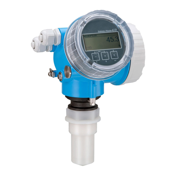 Endress+Hauser Micropilot FMR50 Technical Information