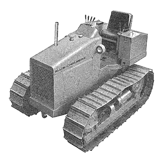 Allis-Chalmers H 4 Operator Instructions Manual