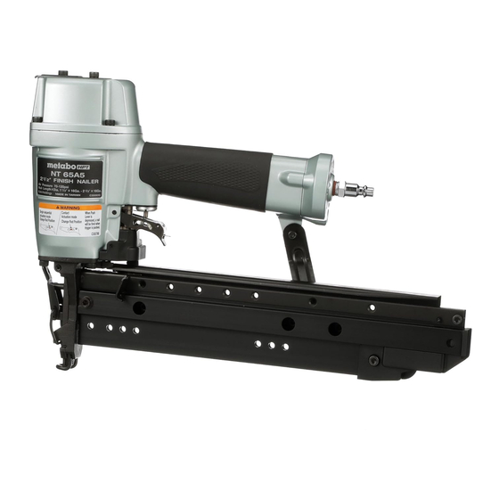 Metabo HPT NT 65A5 Instruction And Safety Manual