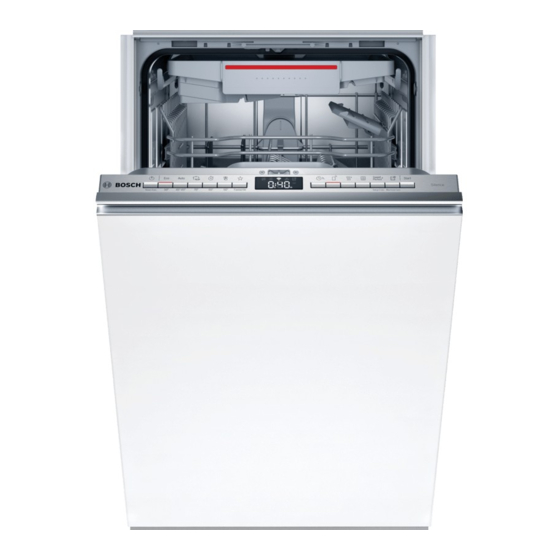 Bosch SPV4XMX28E Quick Reference Manual