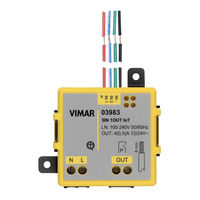 Vimar 03983 Manual