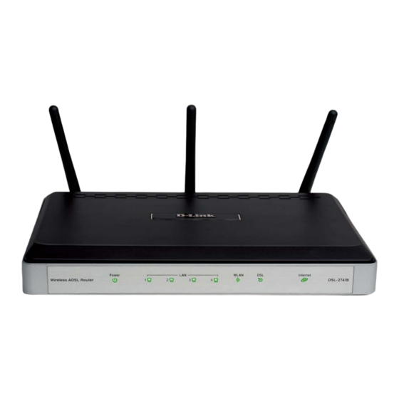 D-Link DSL-2741B Owner's Manual
