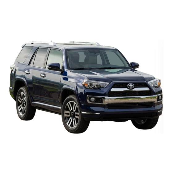 Toyota 4runner 2014 Owner's Manual