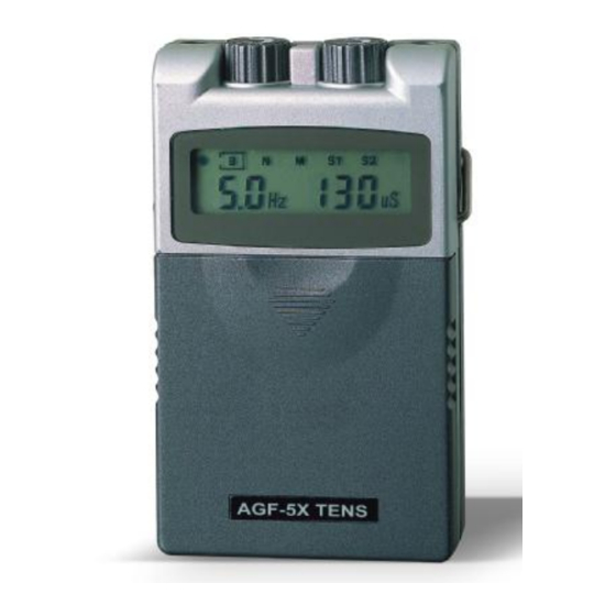 Drive AGF-5X Instruction Manual