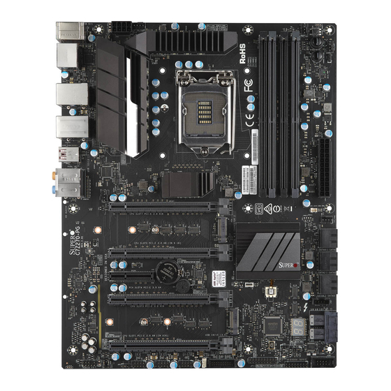 Supero C7Z270-PG User Manual