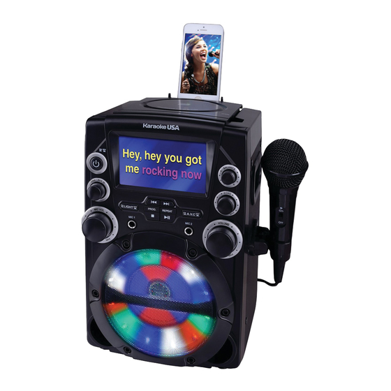Karaoke USA GQ740 User Manual