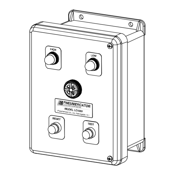 Pneumercator LC1000 SERIES Instruction Manual
