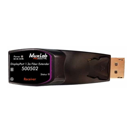 MuxLab 500502 Installation Manual