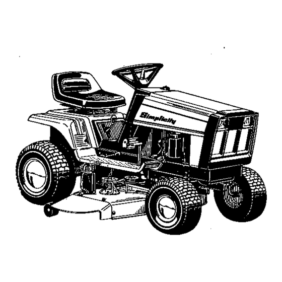 Simplicity 12LTG36 Operator's Manual