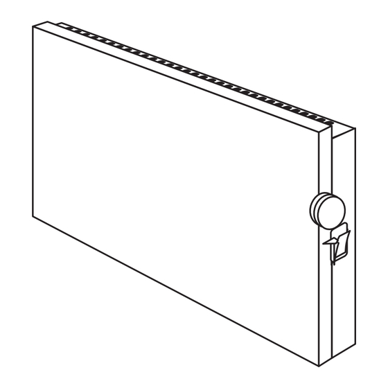 Adax VP11 ETN Series Installation Instructions